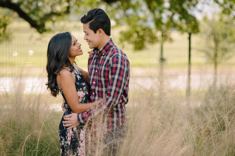 Minal and Van - Engagement session at Centennial Gardens