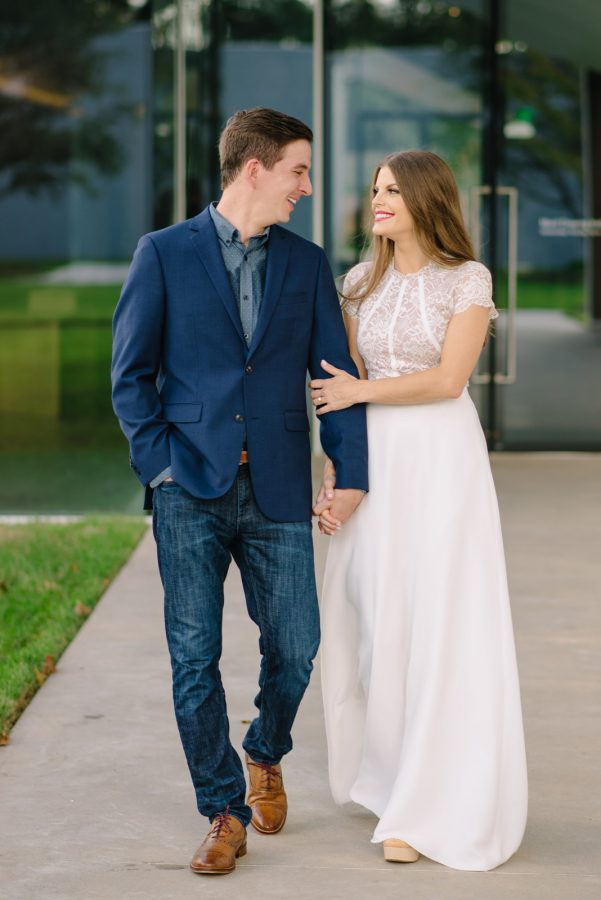 Kyle and Courtney - Houston Downtown Engagement session